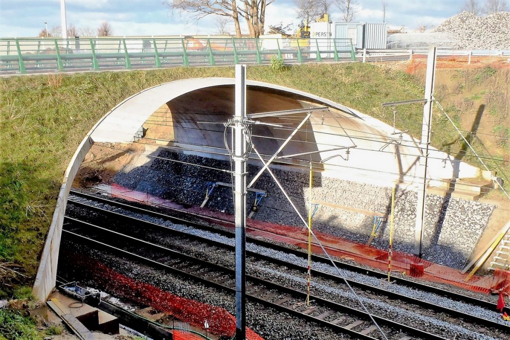 Vier bruggen NMBS lijn Wetteren-Erpe Mere