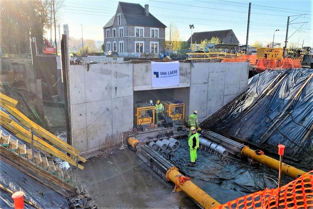 Tunnel voor station van Bellem